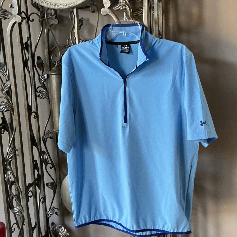 Under Armour Men's Sky Blue Polo Shirt